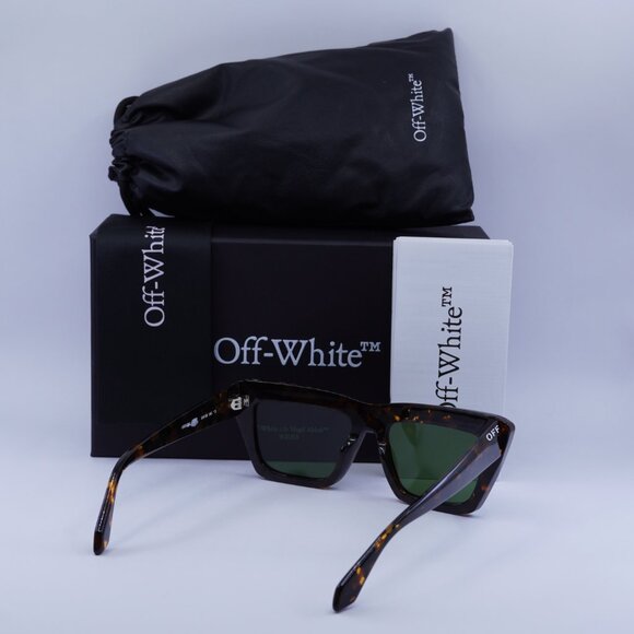 Final Price! Off-White OERI13L HAMPTON 6055 Havana/Green Sunglasses main image 10